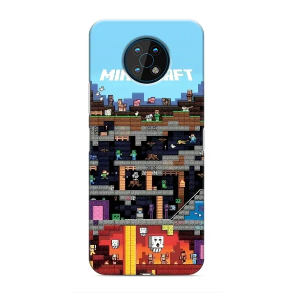 Чохол з принтом «фон Minecraft» для Nokia G50 Чохол з принтом «фон Minecraft» для Nokia G50