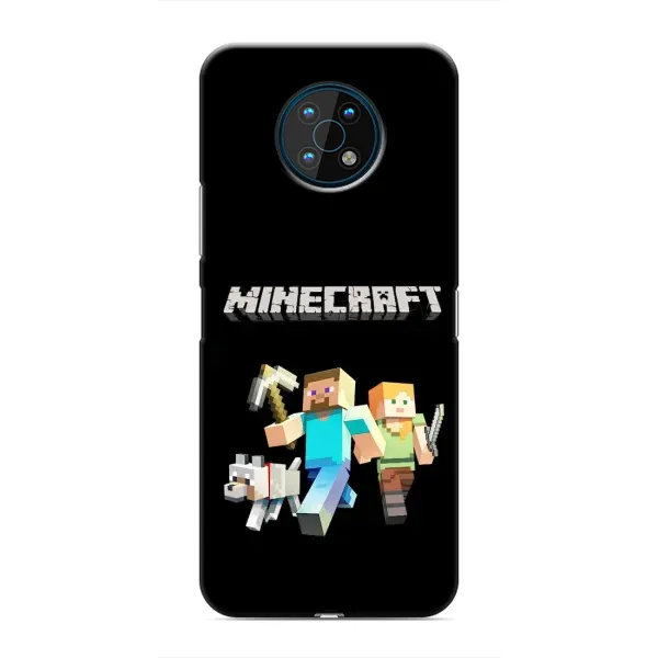 Чохол з принтом «герої Minecraft» для Nokia G50 Чохол з принтом «герої Minecraft» для Nokia G50