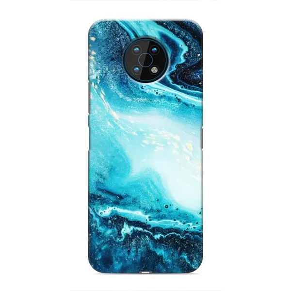 Чохол з принтом «Блакитний мрамор» для Nokia G50
