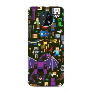 Чохол Майнкрафт на Nokia G50 (AlphaPrint) Minecraft (Колаж Майнкрафт)