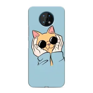 Чохол на Нокіа G50 з Котиками (VPrint) (Котик в окулярах)