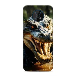 Чехол с картинкой «Хищники» для Nokia G50 (Опасный крокодил)