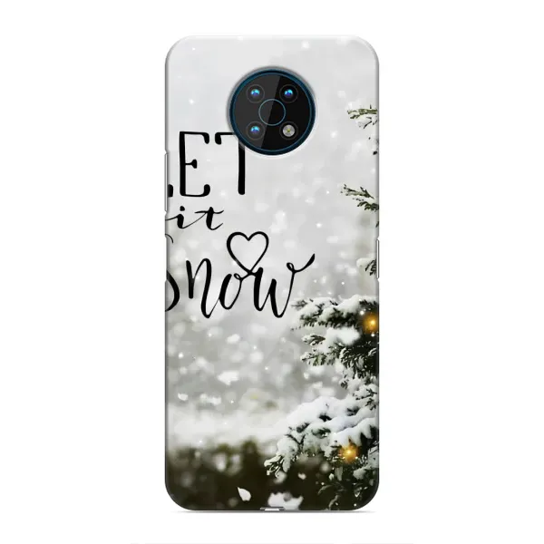 Чехол с принтом «Let it snow» для Nokia G50 Чехол с принтом «Let it snow» для Nokia G50