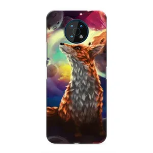 Чохли з картинкою Лисичка для Nokia G50 (VPrint) (Лисичка в космосі)