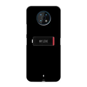 Чехлы для любимой на Нокіа G50 (VPrint) (Love battery)