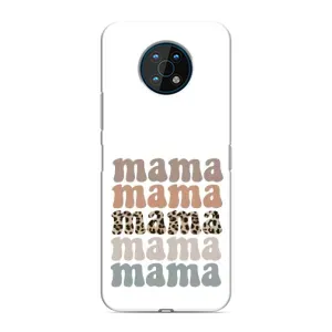 Чехол с принтом «Текстовый коллаж мама» для Nokia G50