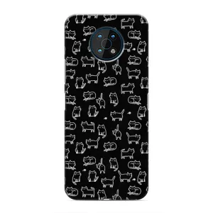 Чохол з принтом для Nokia G50 (AlphaPrint) Модні коти (Маленькі котики)