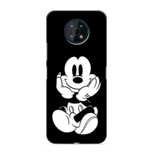 Міккі Маус чохол для Nokia G50 (AlphaPrint - Мультяшні) (Маус на чорному)