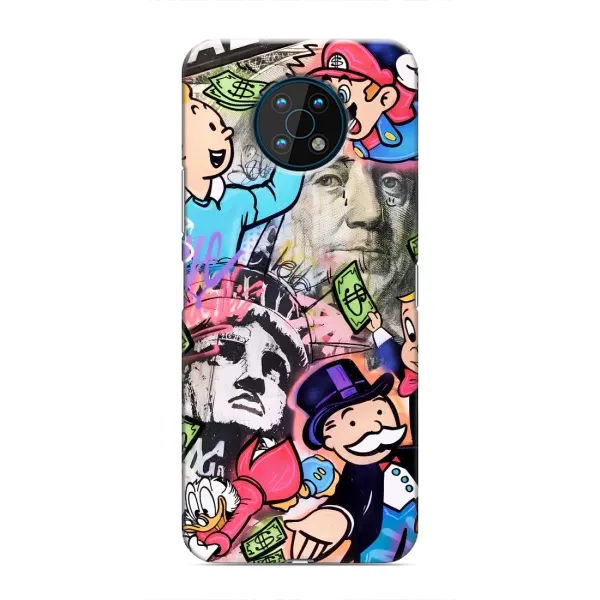 Чехол с принтом «Monopoly man» для Nokia G50