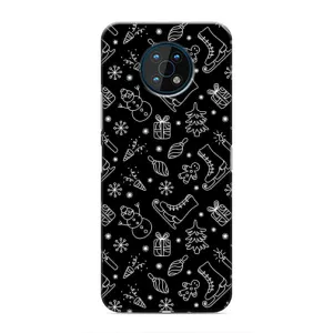 Новорічні, Святкові Чохли для Nokia G50 - 2024 год (Новорічний фон)
