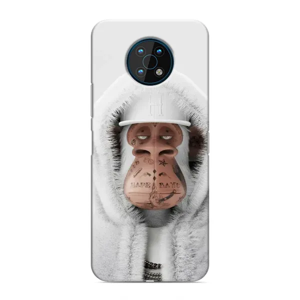 Чехол с принтом «обезьяна NFT в тату» для Nokia G50