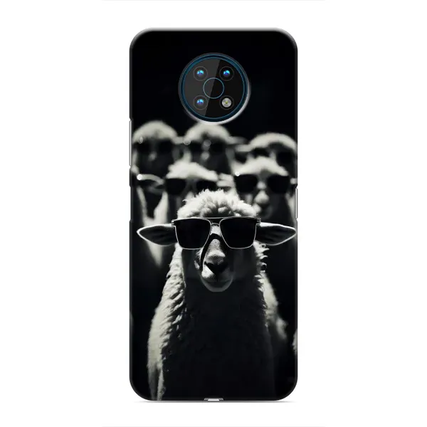 Чехол с принтом «Овечка в очках» для Nokia G50