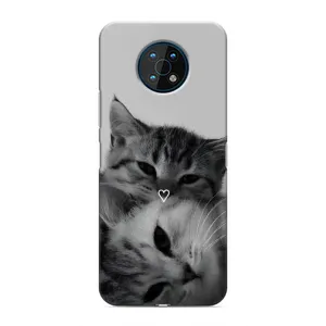 Чохол з малюнком кіт на Nokia G50 (Пара котів)