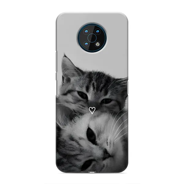 Чохол з принтом «Пара котів» для Nokia G50