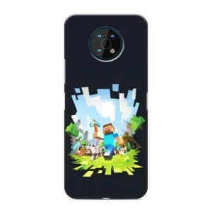 Чохол Майнкрафт на Nokia G50 (AlphaPrint) Minecraft (персонажі Minecraft)