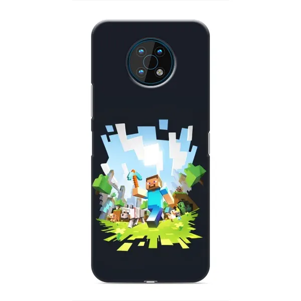 Чохол з принтом «персонажі Minecraft» для Nokia G50 Чохол з принтом «персонажі Minecraft» для Nokia G50
