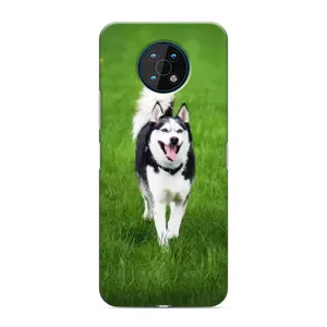 Чохол з Хаскі Nokia G50 - (AlphaPrint) (Радісний Хаскі)