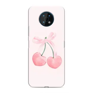 Чохол з розовим принтом для Nokia G50 (Рожеві вишні)