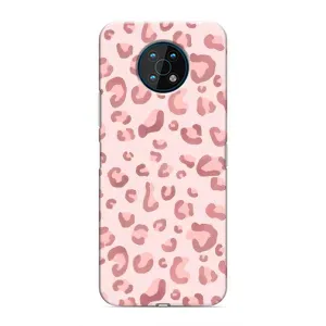 Чохол з розовим принтом для Nokia G50 (Рожевий леопард)