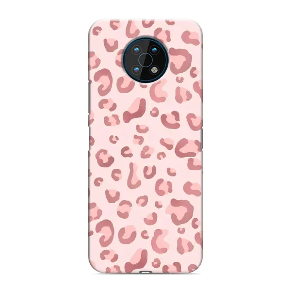 Чохол з принтом «Рожевий леопард» для Nokia G50