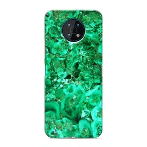 Мраморний чехол на Nokia G50 (VPrint) (Салатовий Мрамор)