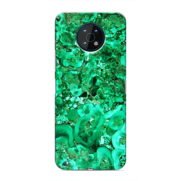 Чохол з принтом «Салатовий Мрамор» для Nokia G50