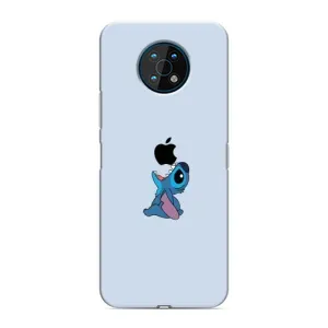 Чохол з принтом Стіч на Nokia G50 (Stitch apple)