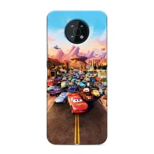 Силіконовий чохол Маквін для Nokia G50 (Тачки на трасі)