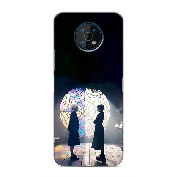 Чехол с принтом «Уэнздей и Инид» для Nokia G50