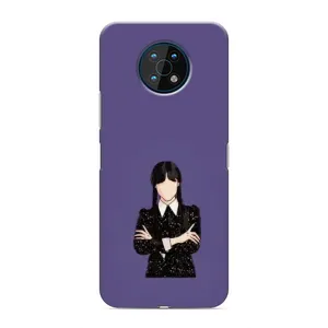 Чохли Венсдей на Nokia G50 Уенсдей (AlphaPrint) (Венздей у чорному)