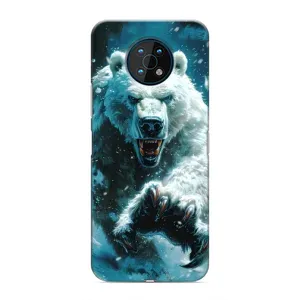 Чехол с картинкой «Хищники» для Nokia G50 (Полярный медведь)