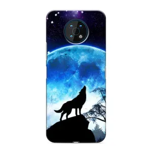 Захисні чохли для Нокіа G50 (AlphaPrint) (ХІТ продаж) ВОВК (Вовк на місяць)