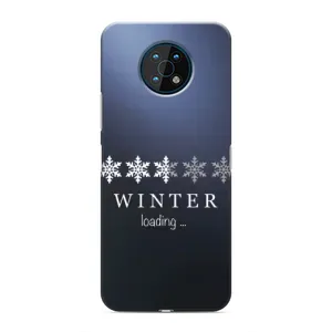 Зимні Чохли для Нокіа G50 - прозорий фон (Winter loading)