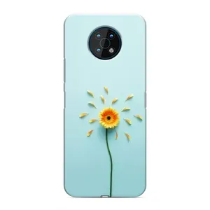 Чохли з квітами для Nokia G50 (VPrint) (Жовта квітка)