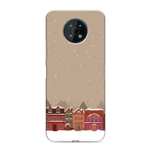 Новорічні, Святкові Чохли для Nokia G50 - 2024 год (Зимове місто)