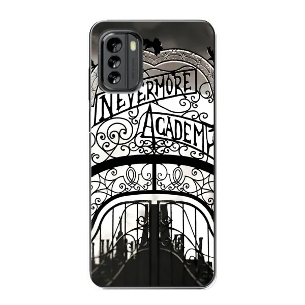 Чехол с принтом «Ворота Академии Невермор» для Nokia G60