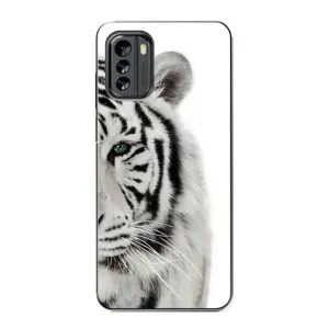 Чохли з картинкою животних Nokia G60 (Білий Тигр)