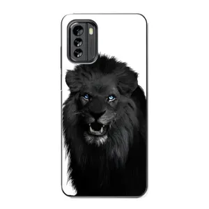 Чохли з картинкою животних Nokia G60 (Чорний ЛЕВ)