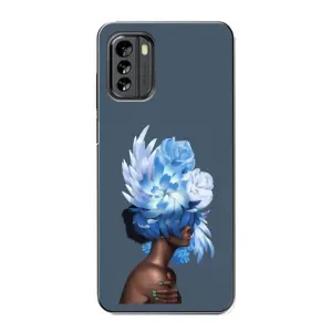 Чехлы (ART) Цветы на Nokia G60 (VPrint) (Цветы на голове)