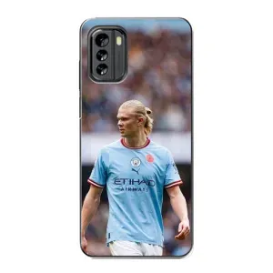 Чехлы с футболистом Ерлинг Холанд для Nokia G60 (AlphaPrint) (Эрлинг Холанд)