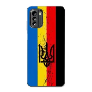 Украинские Чехлы для Nokia G60 с картинкой УПА (AlphaPrint) (Флаг УПА)