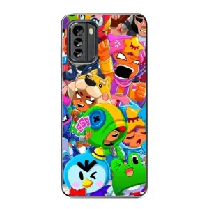 Чехлы Brawl Stars для Nokia G60 (AlphaPrint) (Герої Бравл Старс)