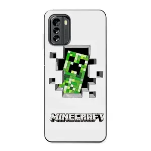 Чехол Майнкрафт на Nokia G60 (AlphaPrint) Minecraft (крипер Майнкрафт)