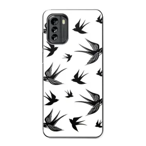 Чехол с птицами на Nokia G60 (VPrint) (Ласточки)