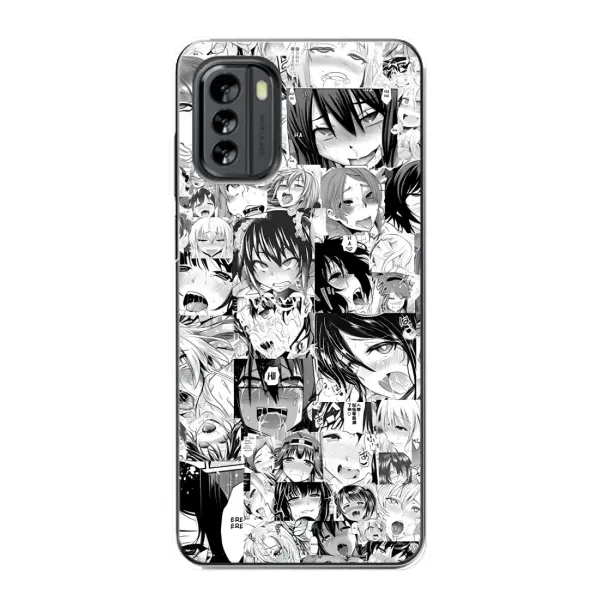 Чехол с принтом «Ahegao manga» для Nokia G60