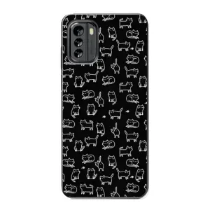 Чохол з принтом для Nokia G60 (AlphaPrint) Модні коти (Маленькі котики)