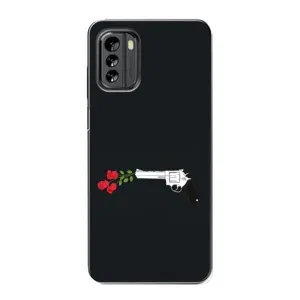 Чехлы (ART) Цветы на Nokia G60 (VPrint) (Неожиданные цветы)