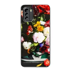 Бренднові Чохли для Nokia G60 - (PREMIUMPrint) (Nike цветы)