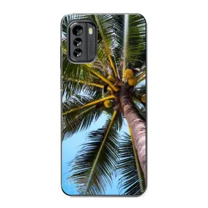 Силиконовый чехол с КАРТИНКАМИ лето для Nokia G60 (AlphaPrint) (Пальма)