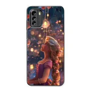 Чохол з принтом «Рапунцель ліхтарики» для Nokia G60